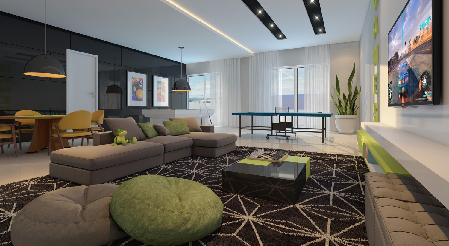 Living Room - Interior Design - House