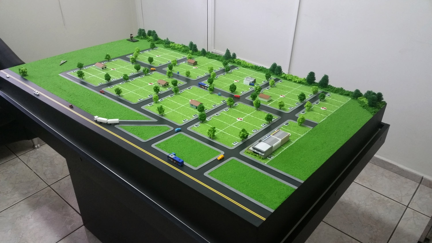 Maquete física/Impressão 3D Loteamento