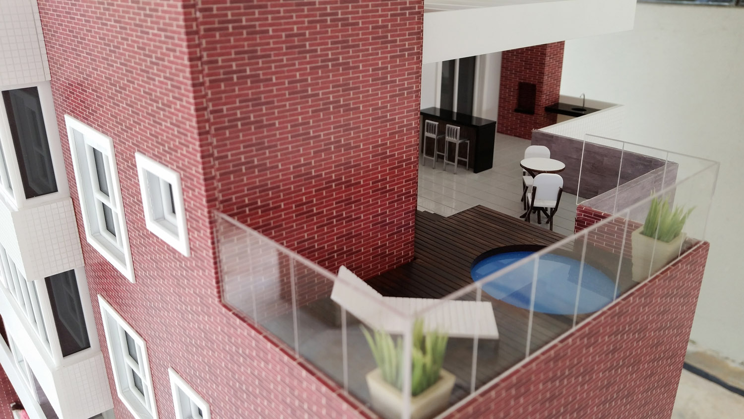 Maquete física em Ponta Grossa(PR)